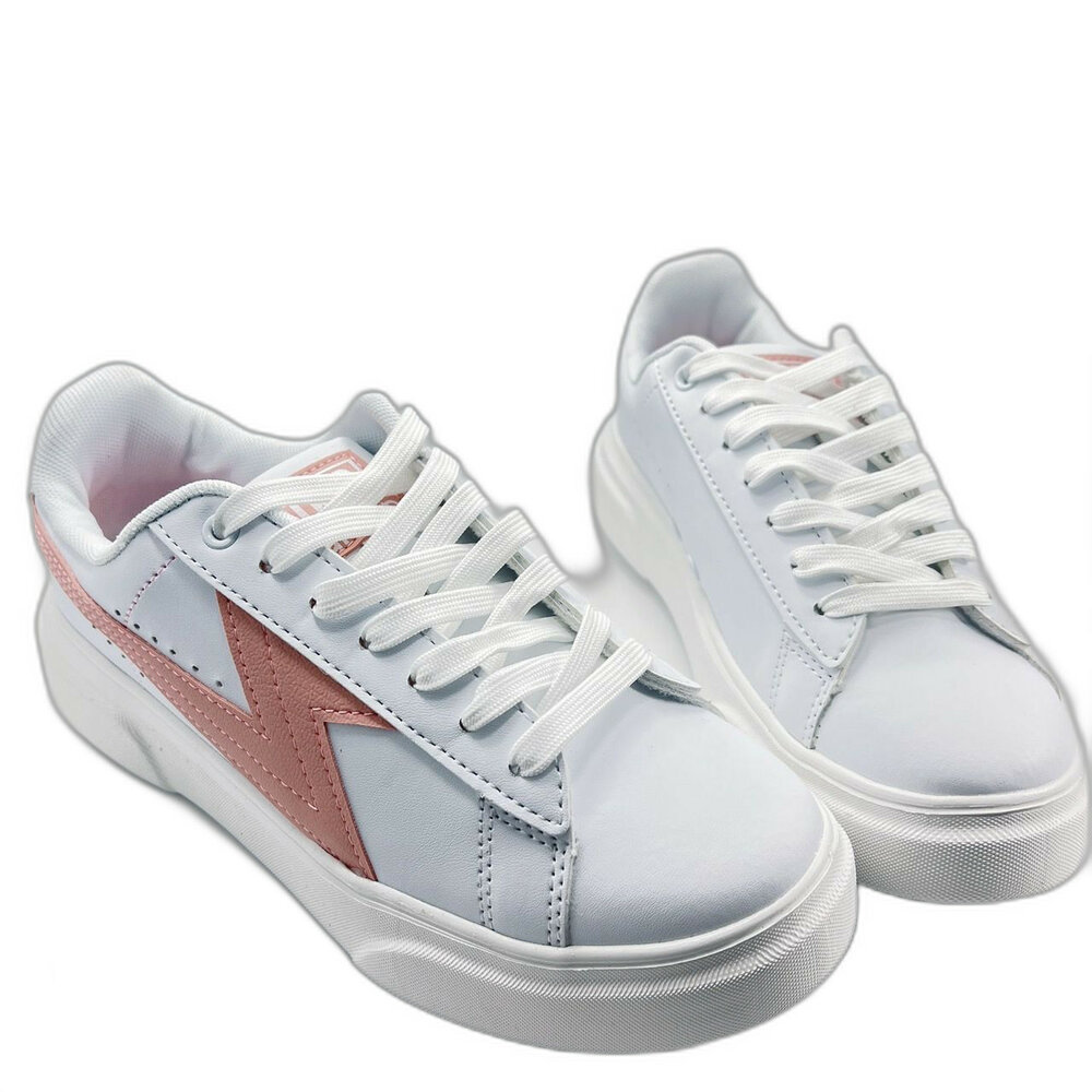 A011-台灣製ARNOR厚底休閒鞋-白色