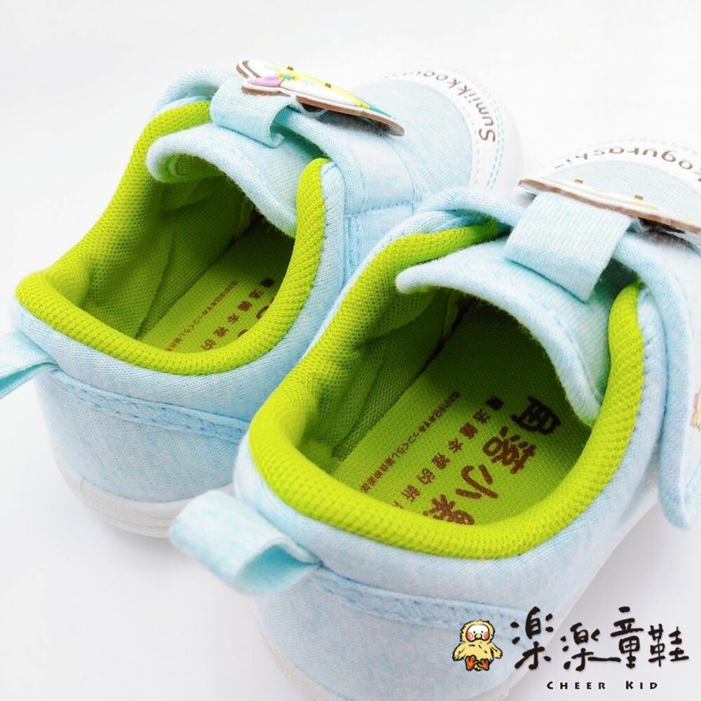 (出清不退不換)台灣製角落小夥伴寶寶鞋-藍色-圖片-5