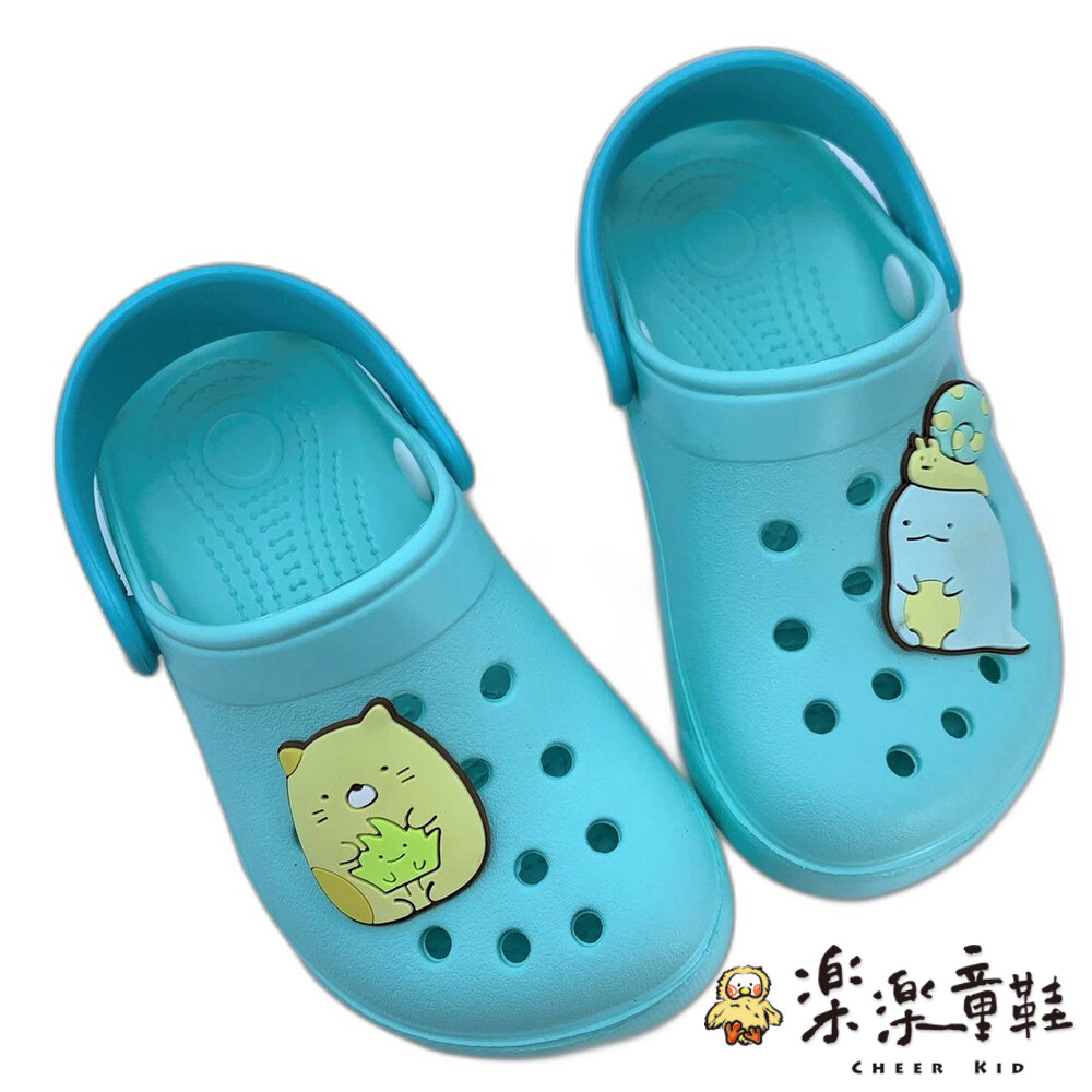 B025-1-台灣製角落生物布希鞋-湖水綠