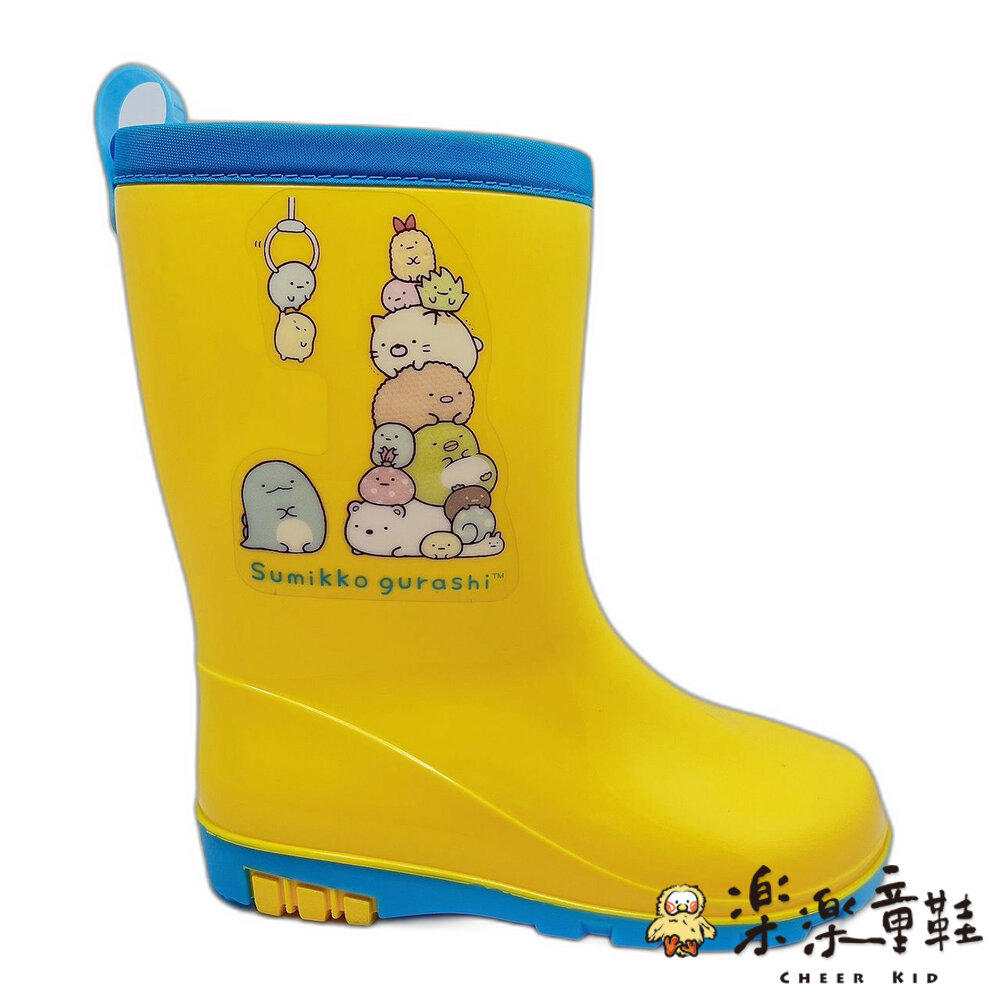 B030-1-台灣製角落生物雨鞋-黃色