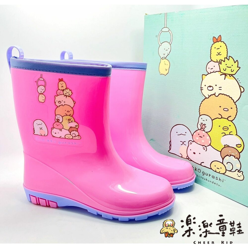 台灣製角落生物雨鞋-粉色-圖片-5