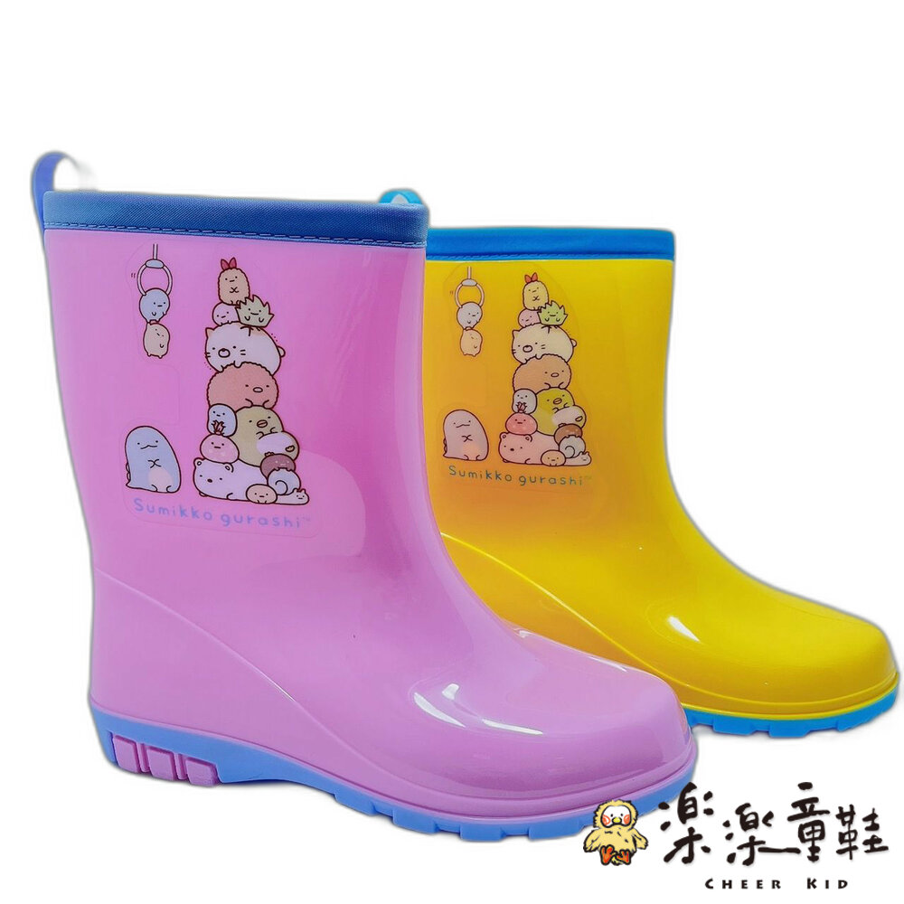台灣製角落生物雨鞋-粉色-thumb
