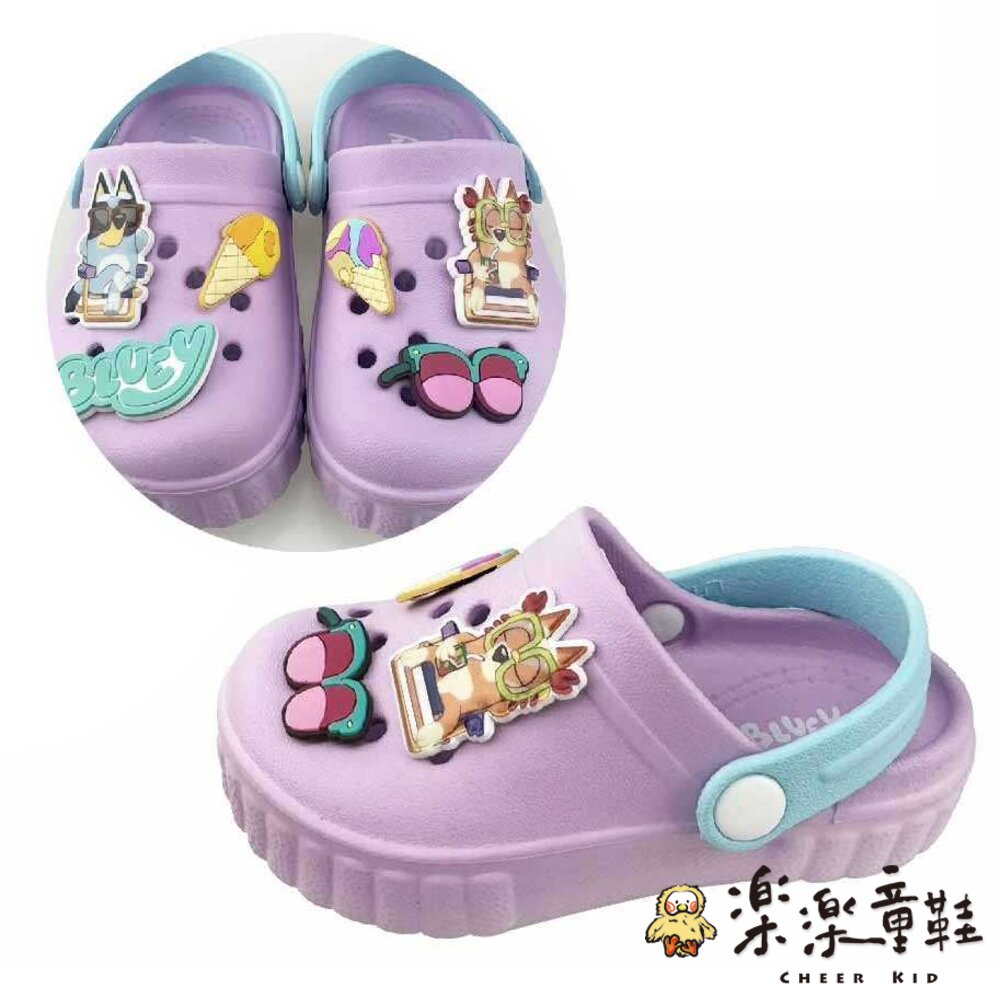 B060-1-可愛卡通女童布希鞋
