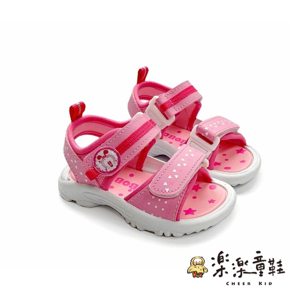C027-1-台灣製彈力涼鞋-粉