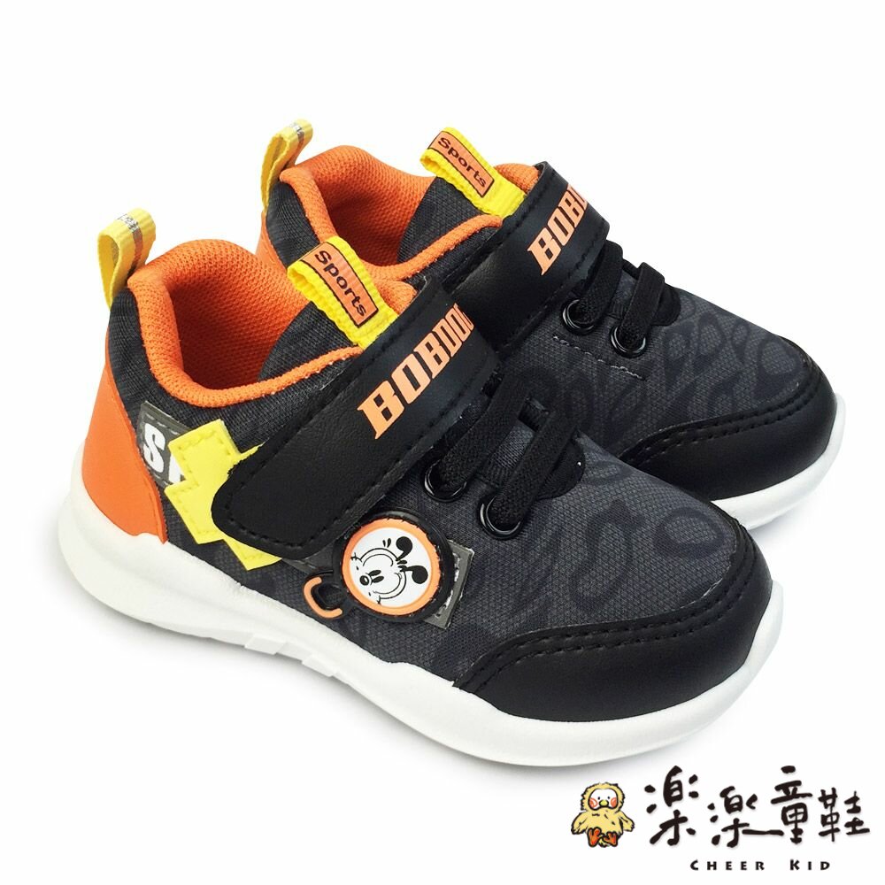 C073-台灣製巴布豆輕量透氣休閒鞋-黑色