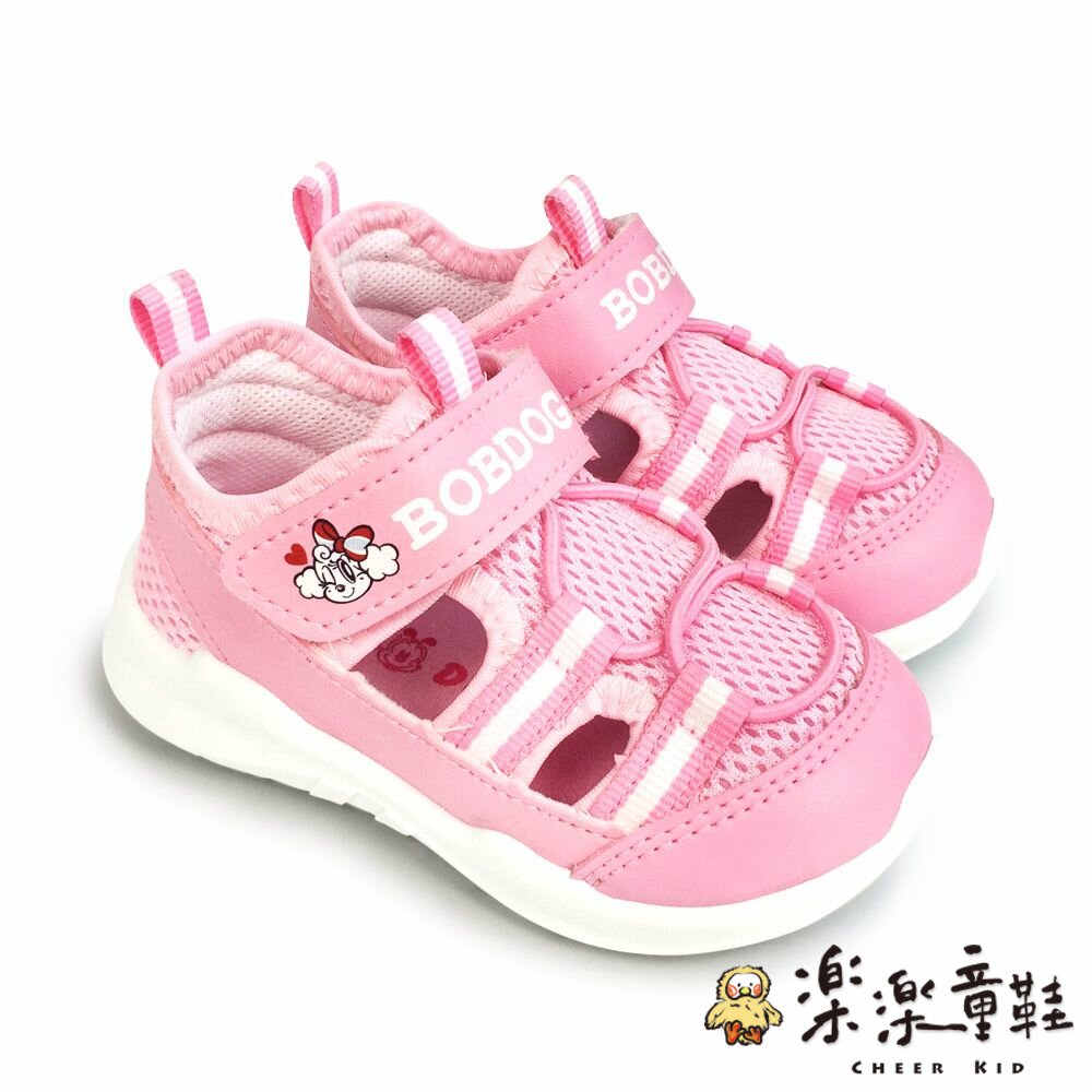 C088-1-台灣製巴布豆運動涼鞋-粉色