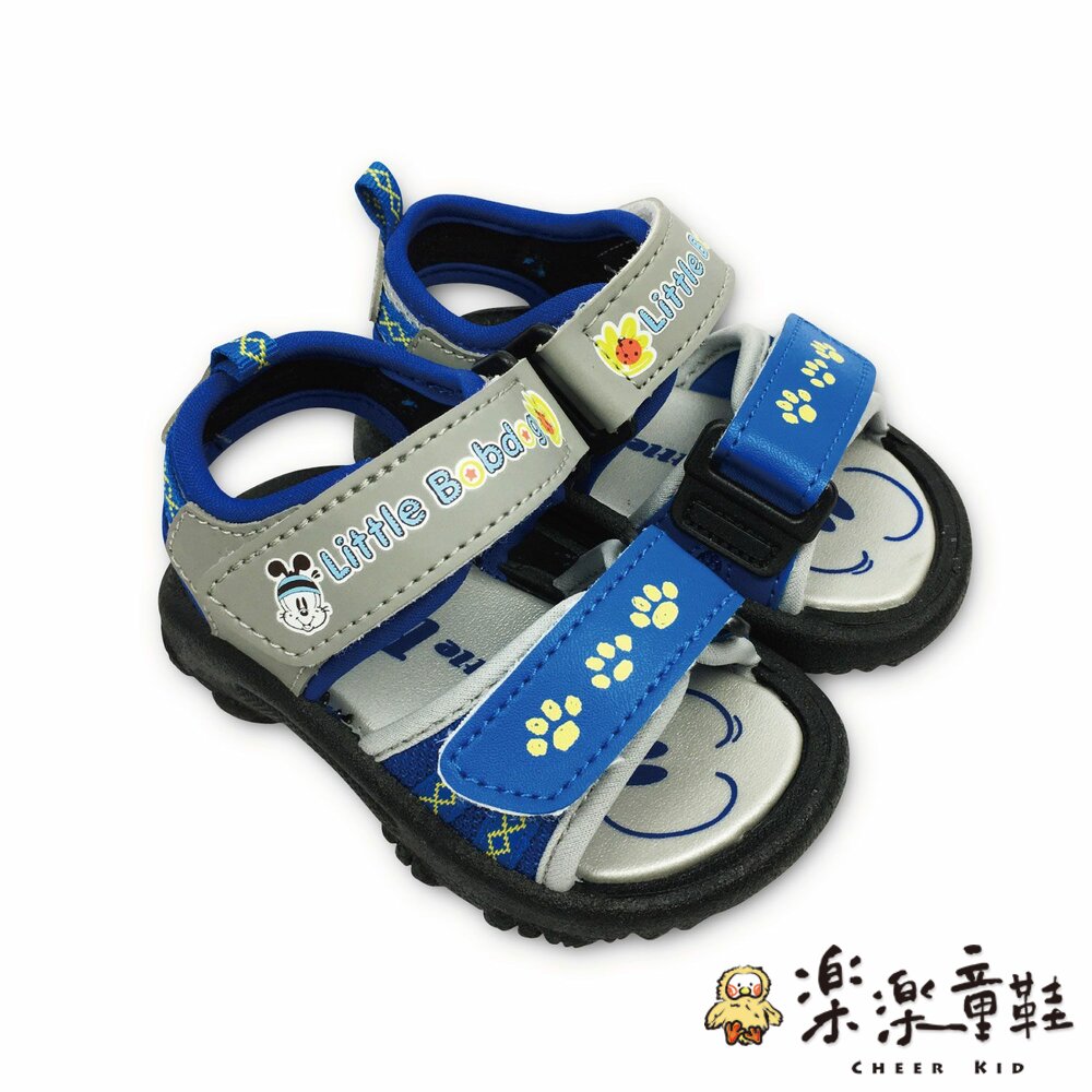 C095-台灣製巴布豆軟底涼鞋-藍色