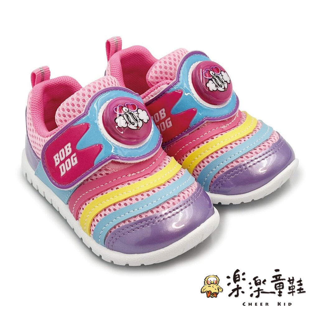 C099-3-台灣製女童卡通電燈布鞋