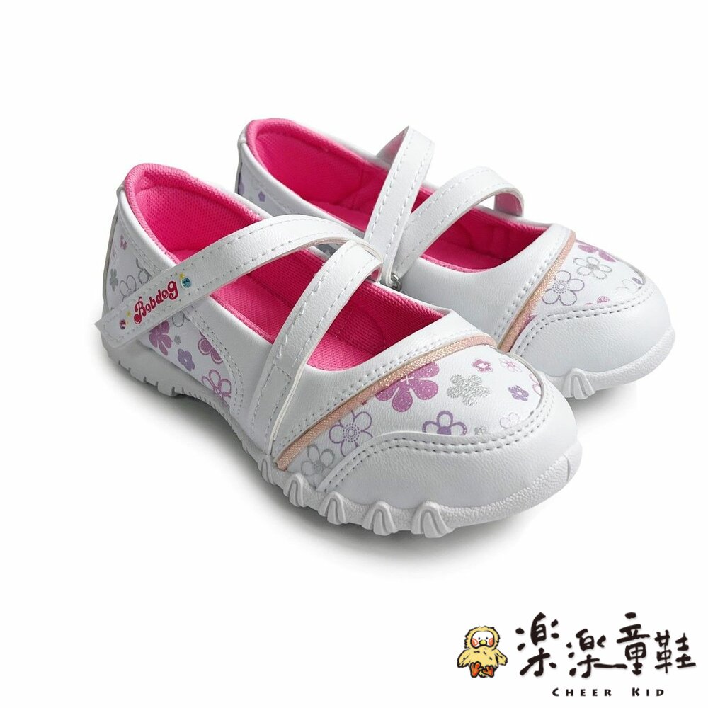 C117-1-台灣製氣質繞帶皮鞋-白色