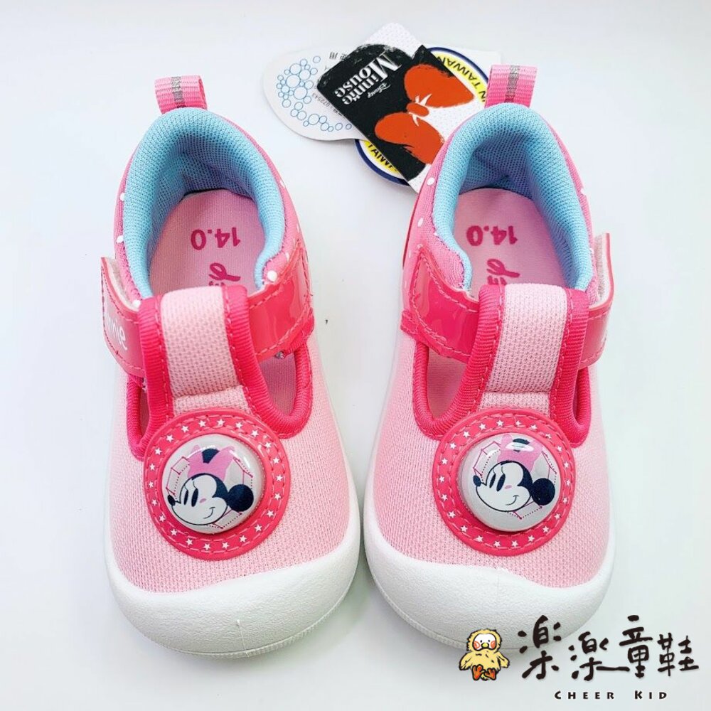 D018-【斷碼出清】MIT迪士尼米妮小童燈鞋-粉色