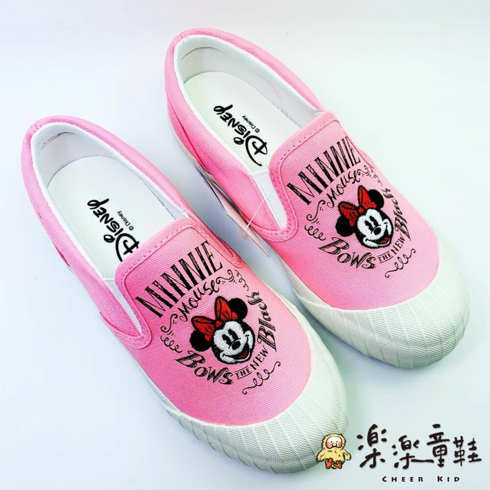 D049-【台灣製現貨】迪士尼親子款米妮帆布休閒鞋