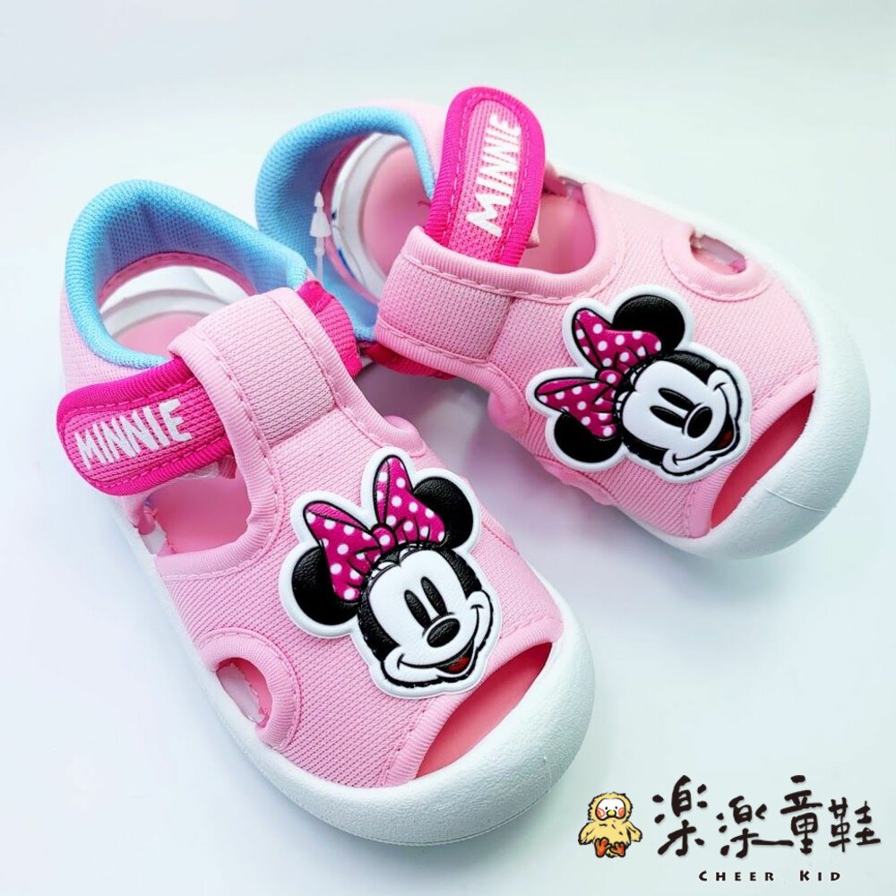 D059-【台灣製現貨】迪士尼米妮護趾涼鞋