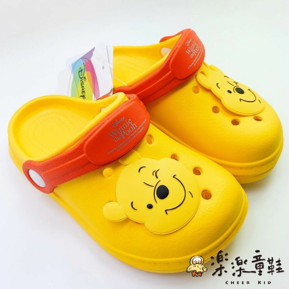 D063-【台灣製現貨】迪士尼 大臉小熊維尼布希鞋