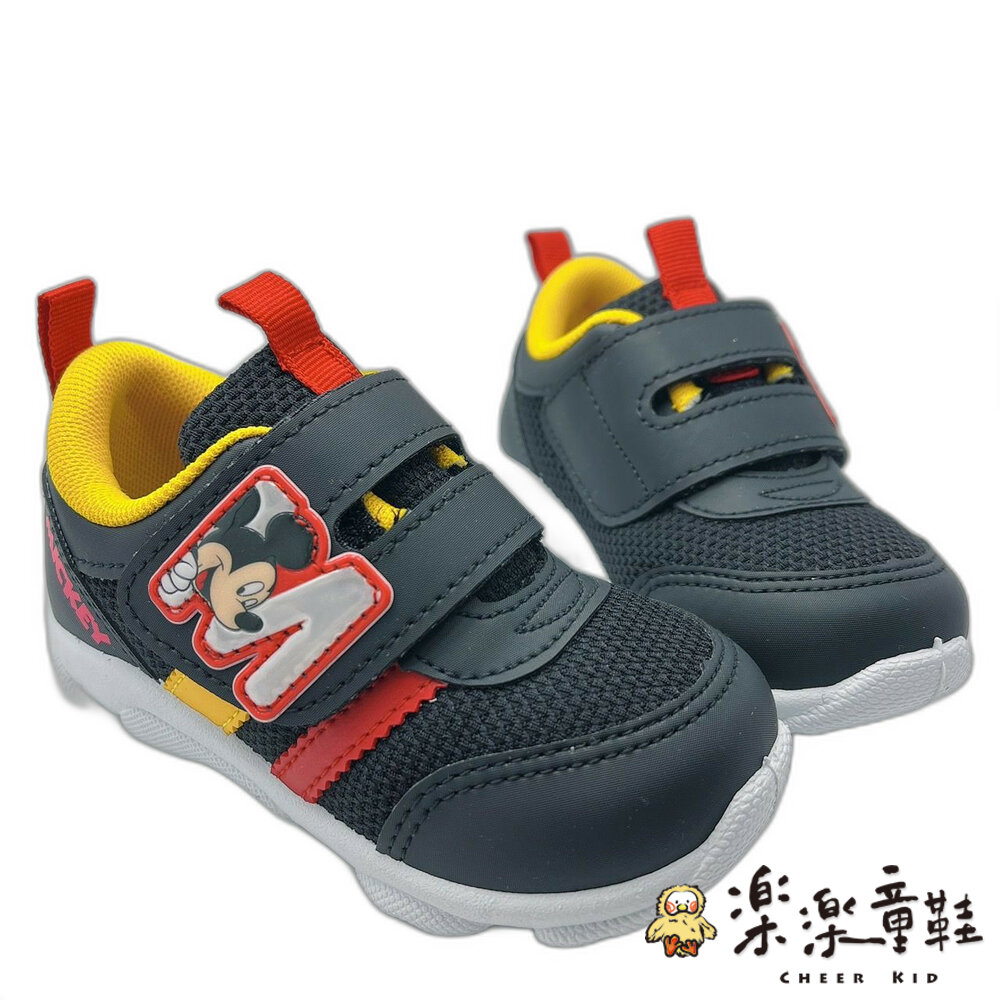 D097-1-台灣製迪士尼休閒鞋-黑色