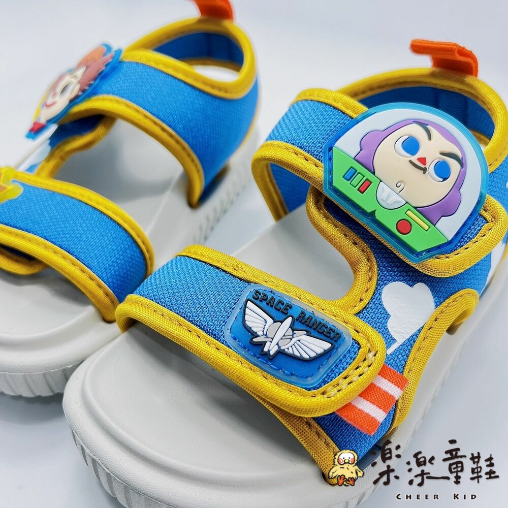 台灣製迪士尼輕量涼鞋-藍色玩具總動員-thumb