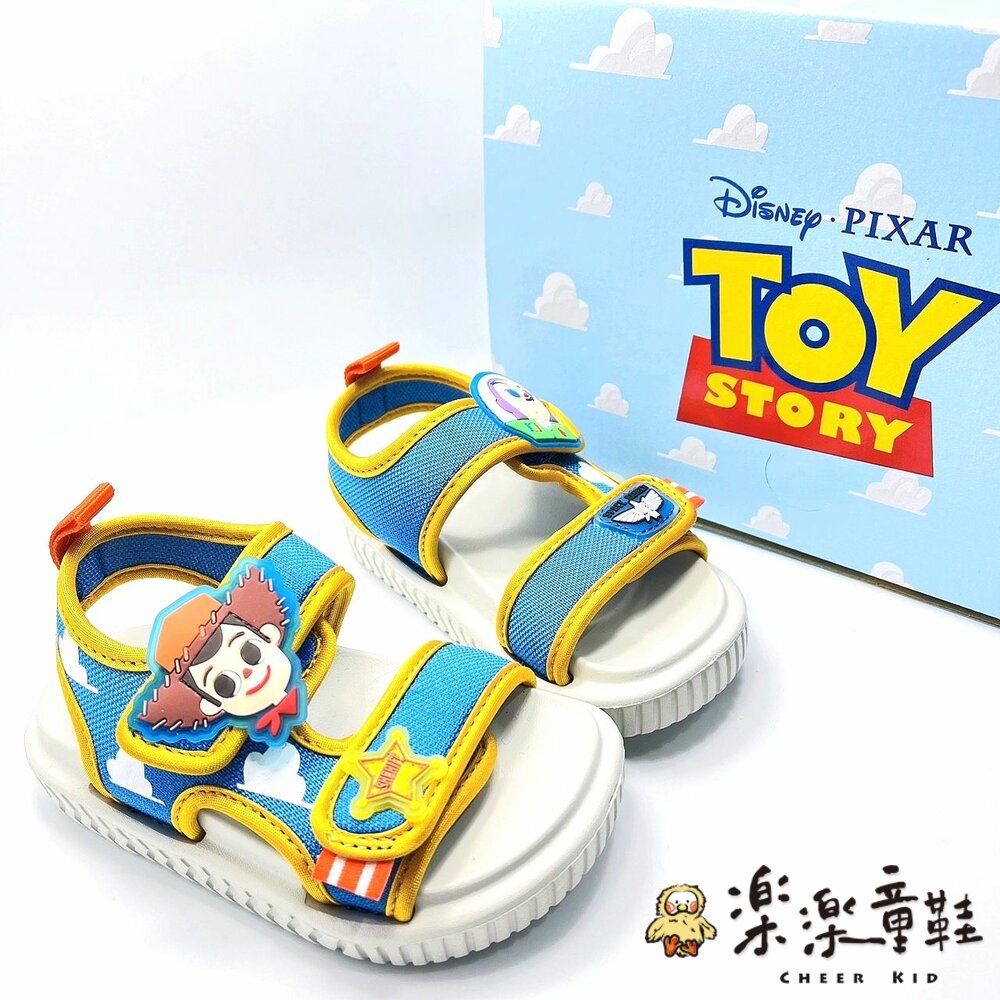 台灣製迪士尼輕量涼鞋-藍色玩具總動員-圖片-6