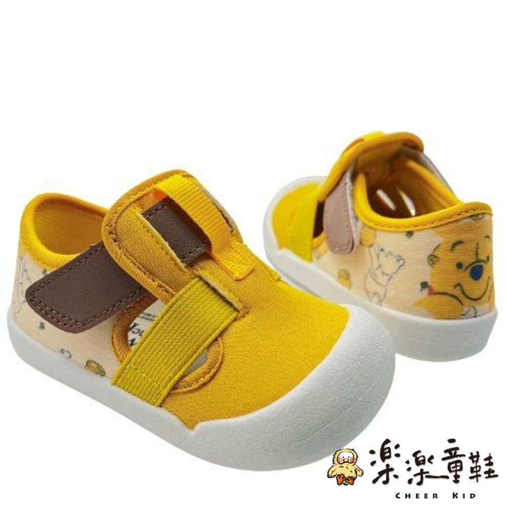 D106-1-【斷碼出清不退不換】台灣製迪士尼寶寶鞋-小熊維尼