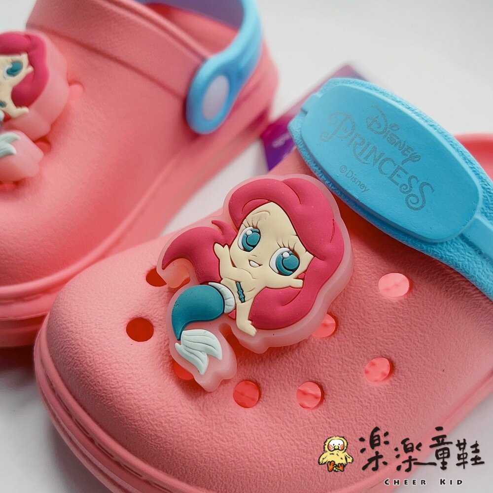 台灣製迪士尼卡通電燈涼拖鞋-美人魚 另有奇奇蒂蒂-thumb