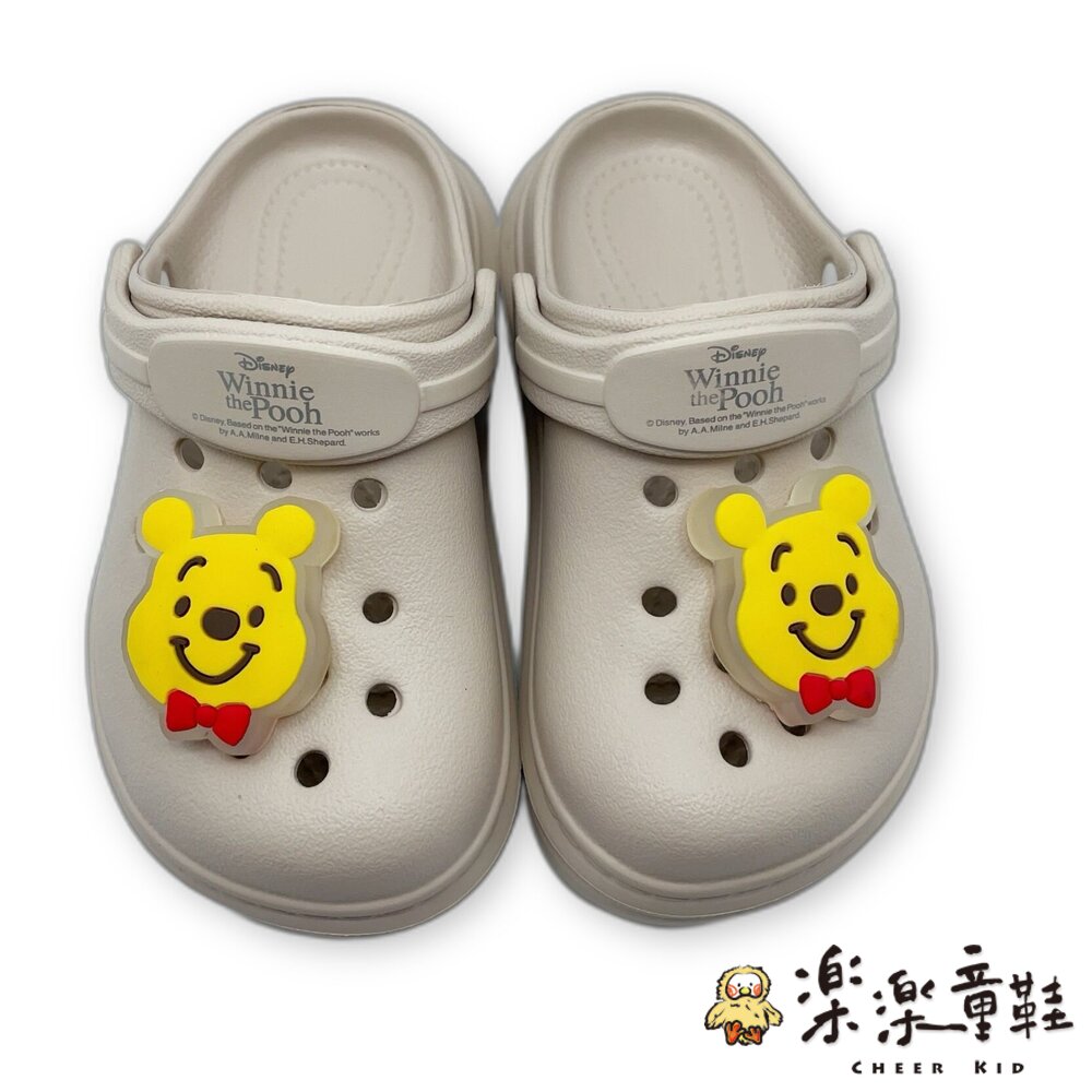 D111-3-台灣製小熊維尼電燈涼拖鞋