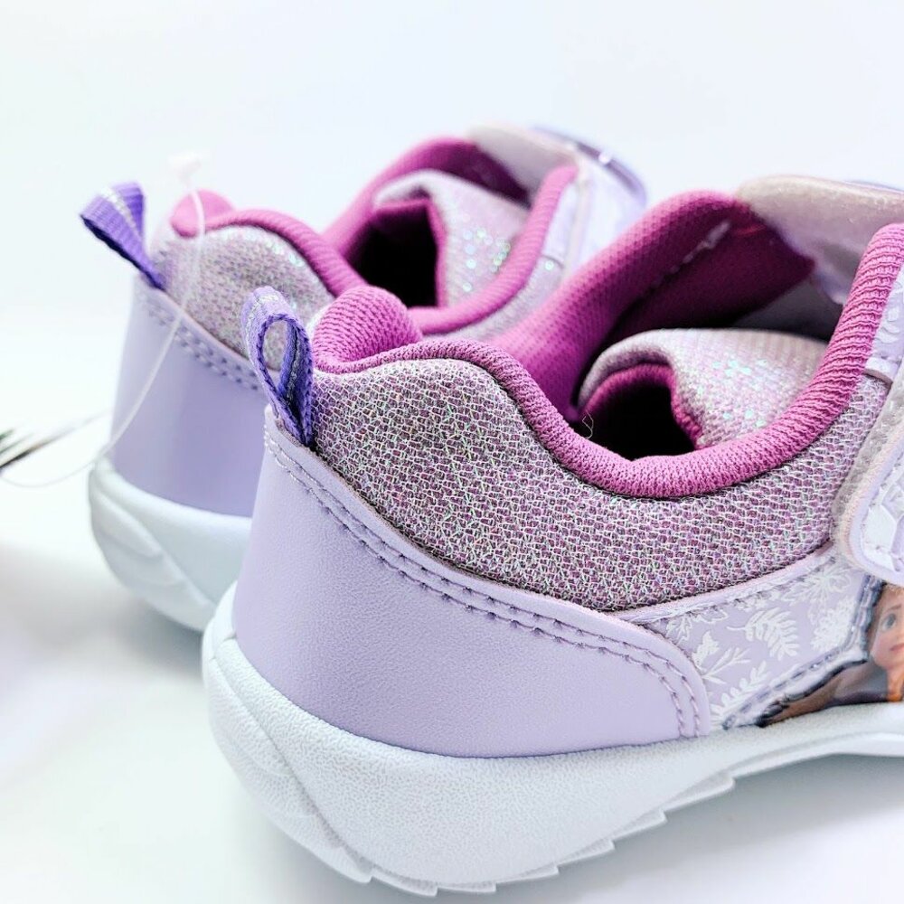 台灣製冰雪奇緣電燈運動鞋-紫色