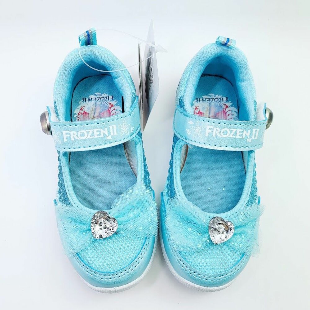 台灣製冰雪奇緣公主休閒鞋-水藍 圖片