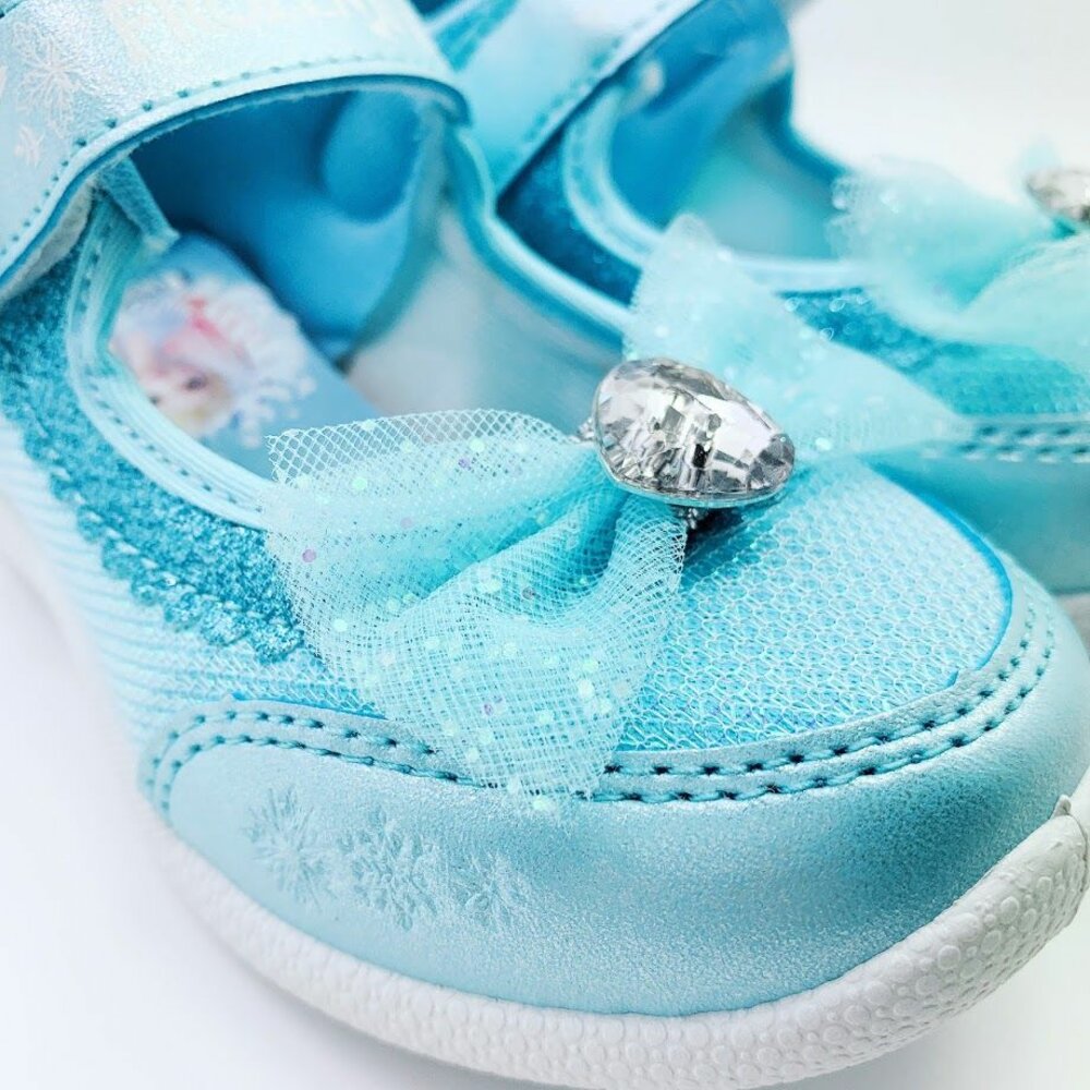 台灣製冰雪奇緣公主休閒鞋-水藍 圖片