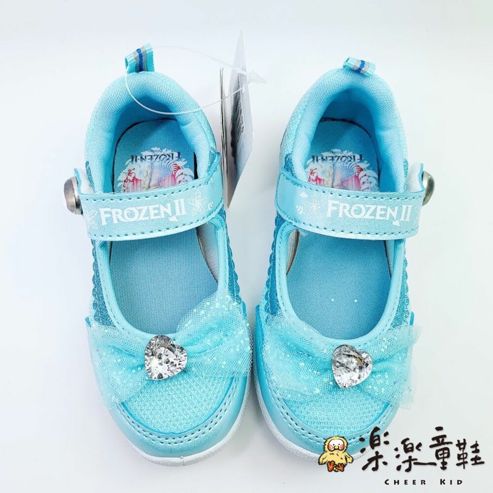 台灣製冰雪奇緣公主休閒鞋-水藍-thumb