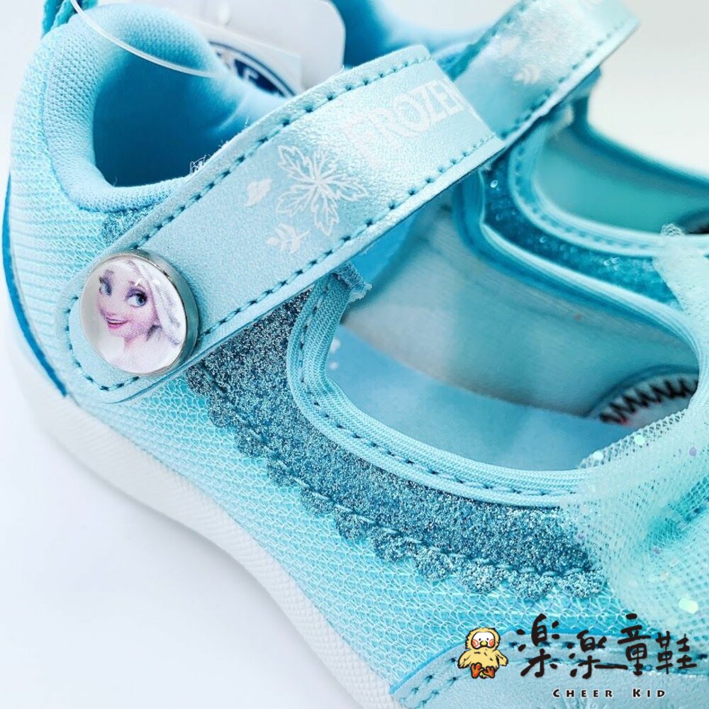 台灣製冰雪奇緣公主休閒鞋-水藍-圖片-5