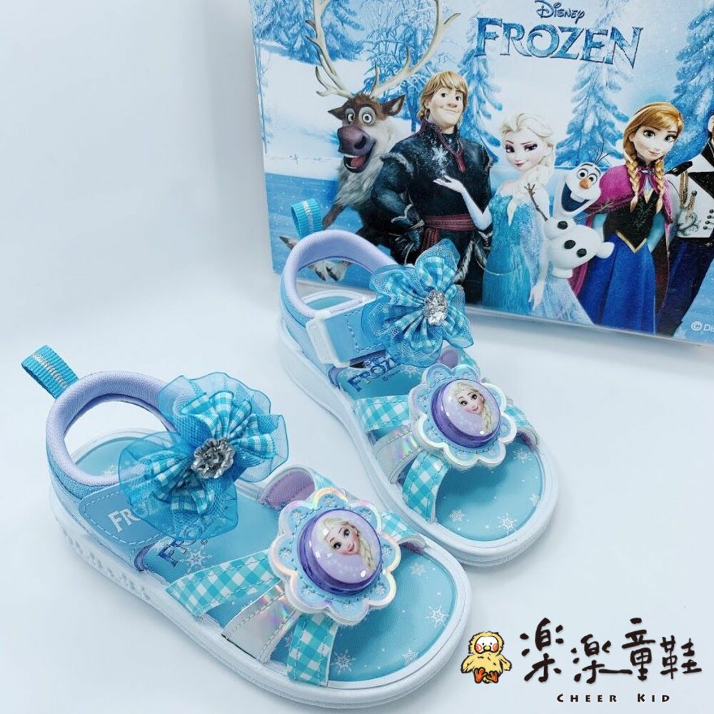 F056-台灣製冰雪奇緣2電燈涼鞋