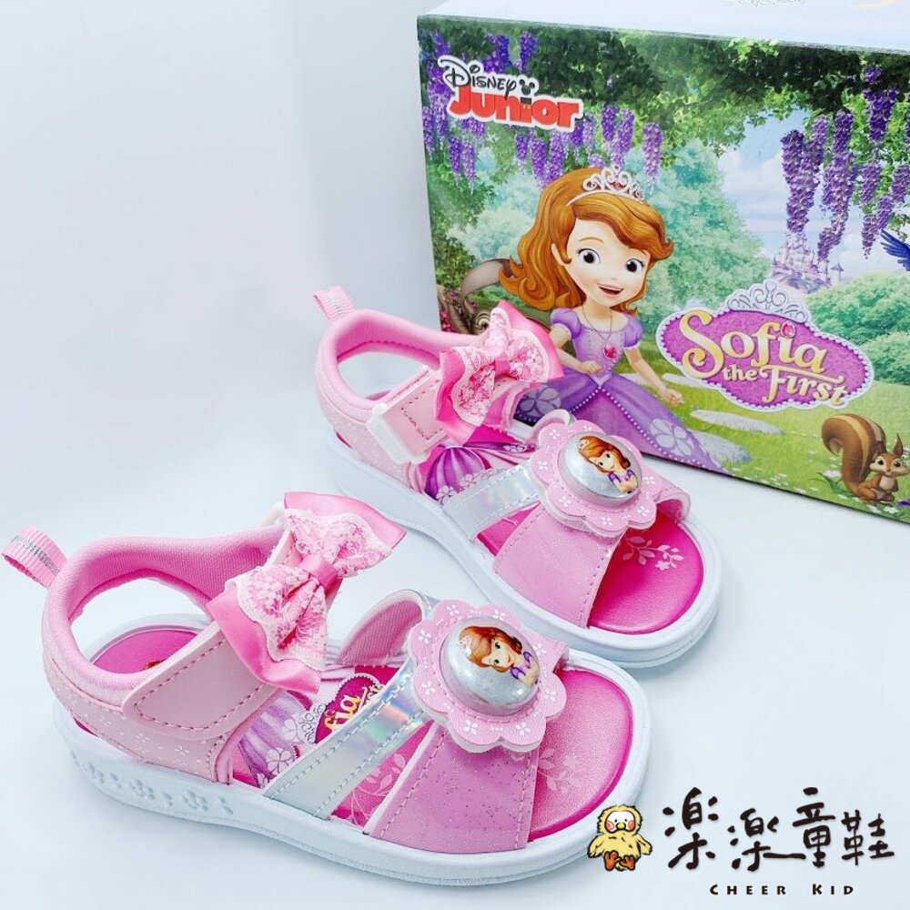 F058-台灣製蘇菲亞公主電燈涼鞋