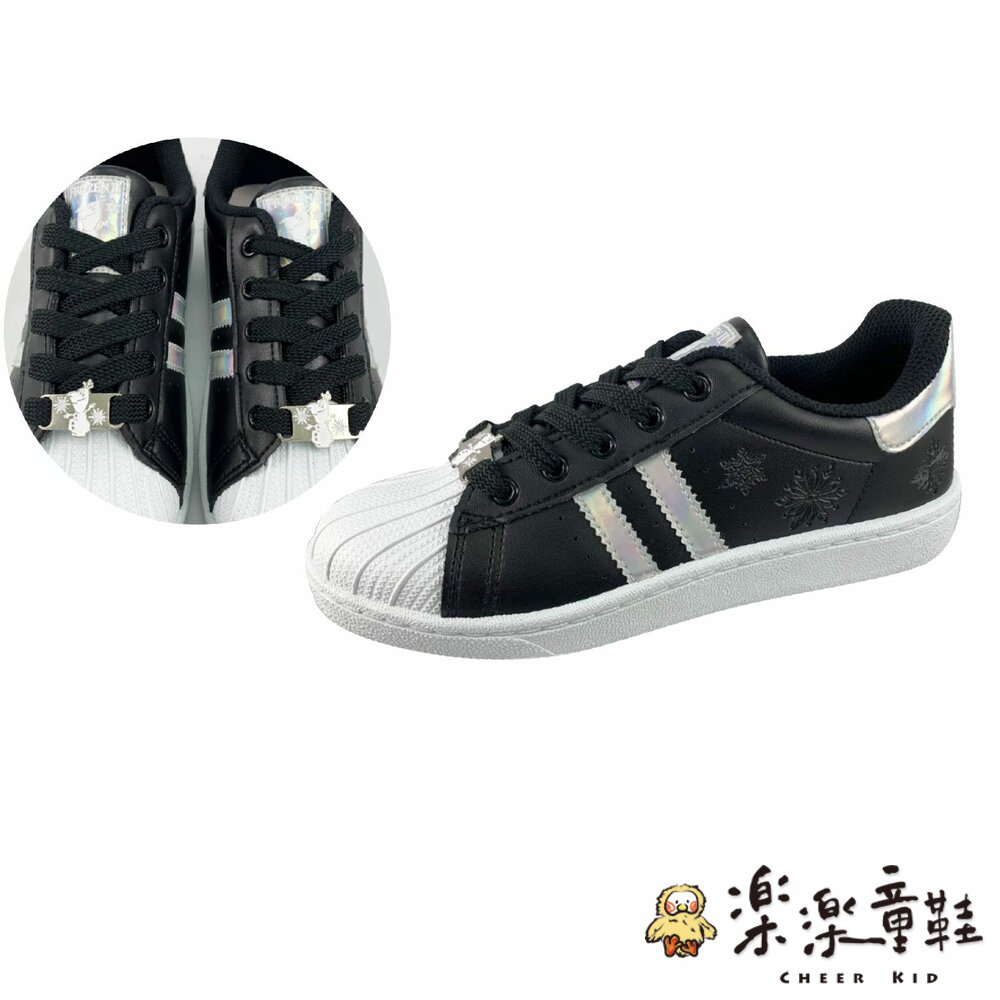 F065-台灣製冰雪奇緣2親子休閒鞋-媽媽款黑色
