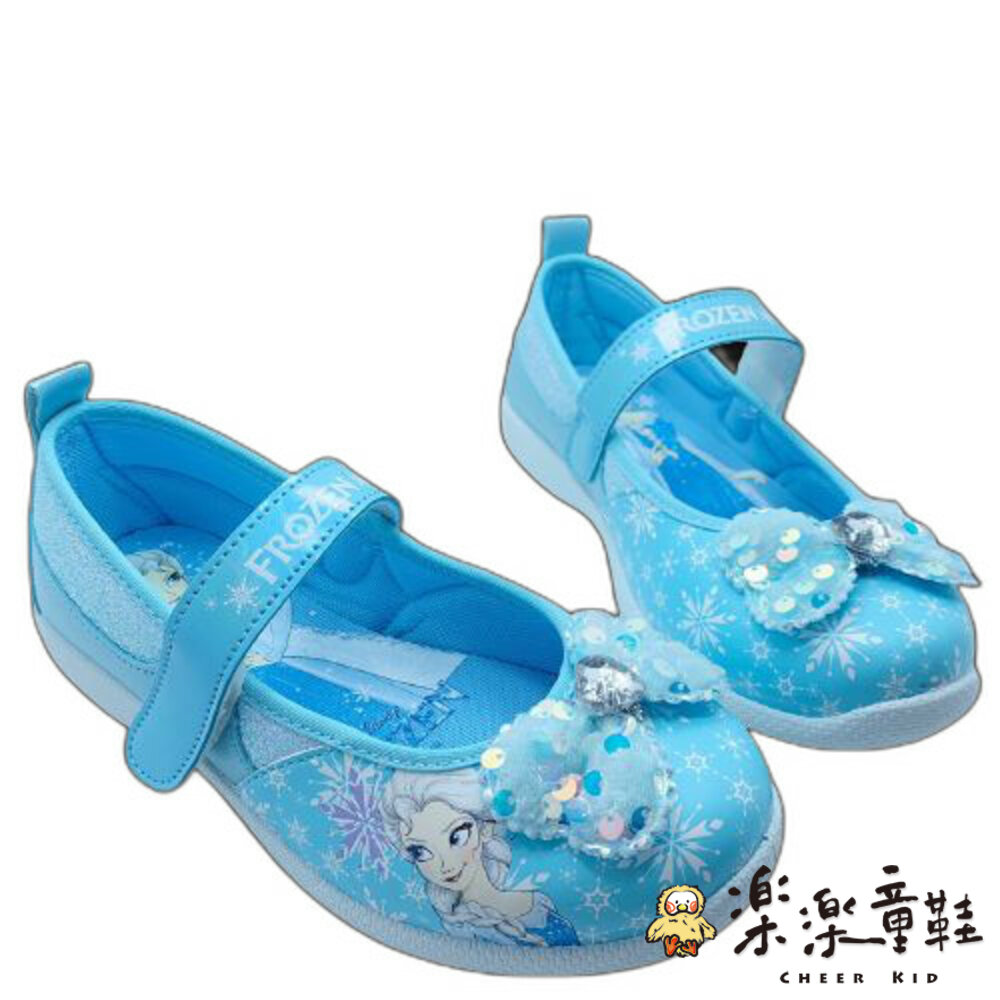 F084-1-【斷碼出清 不退不換】台灣製冰雪奇緣休閒鞋-藍色