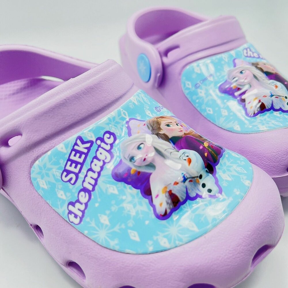 台灣製冰雪奇緣布希鞋-紫色