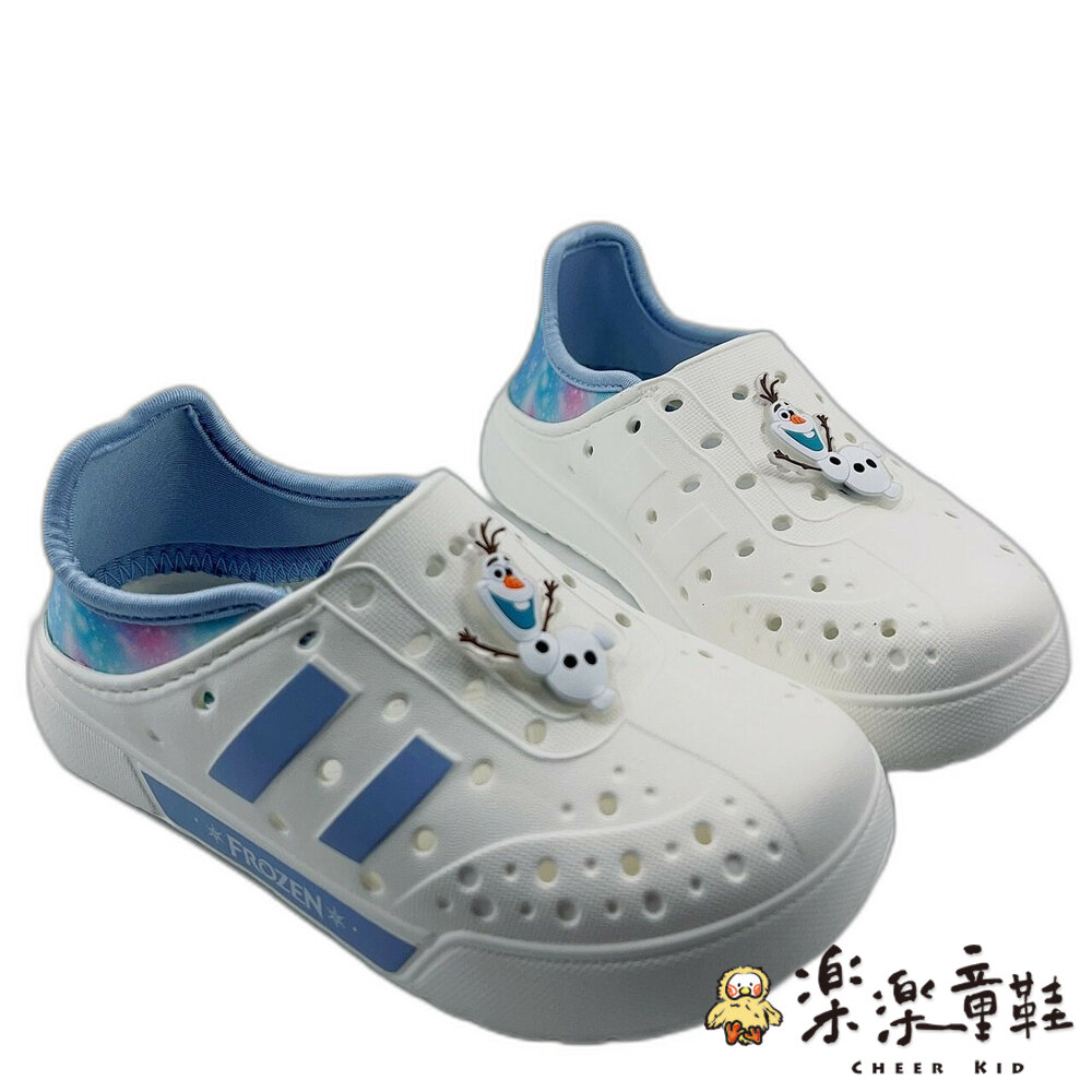 F118-台灣製冰雪奇緣親子款洞洞涼鞋