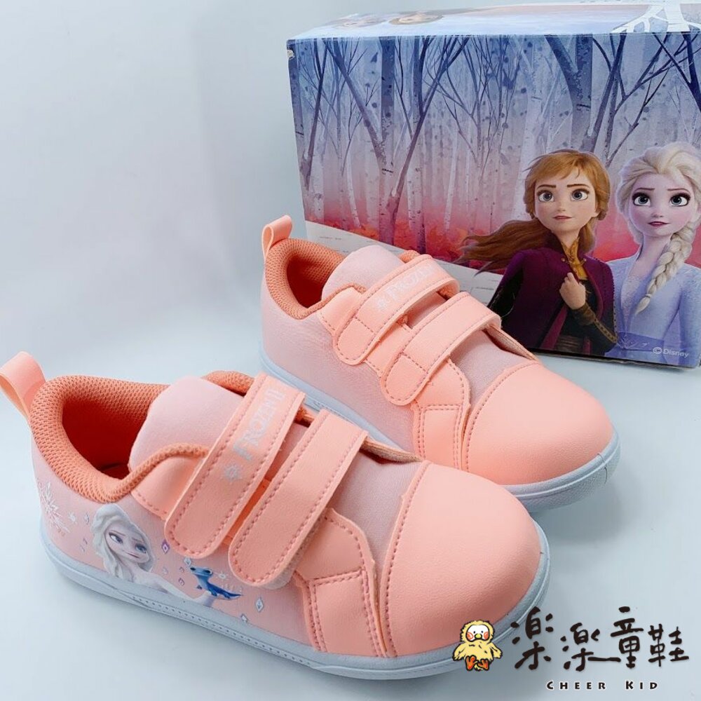 FO007-台灣製冰雪奇緣休閒鞋-粉橘