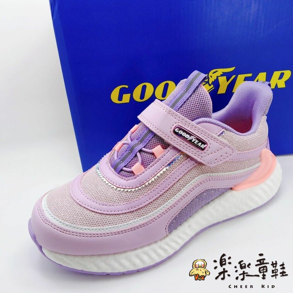 G001-GOODYEAR閃亮甜心緩震運動鞋-紫色