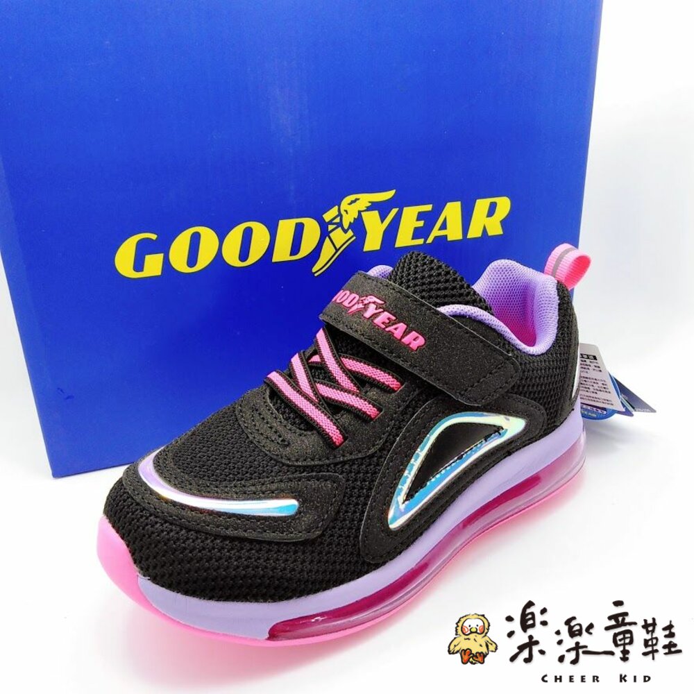 G004-1-GOODYEAR全氣墊運動鞋-黑紫