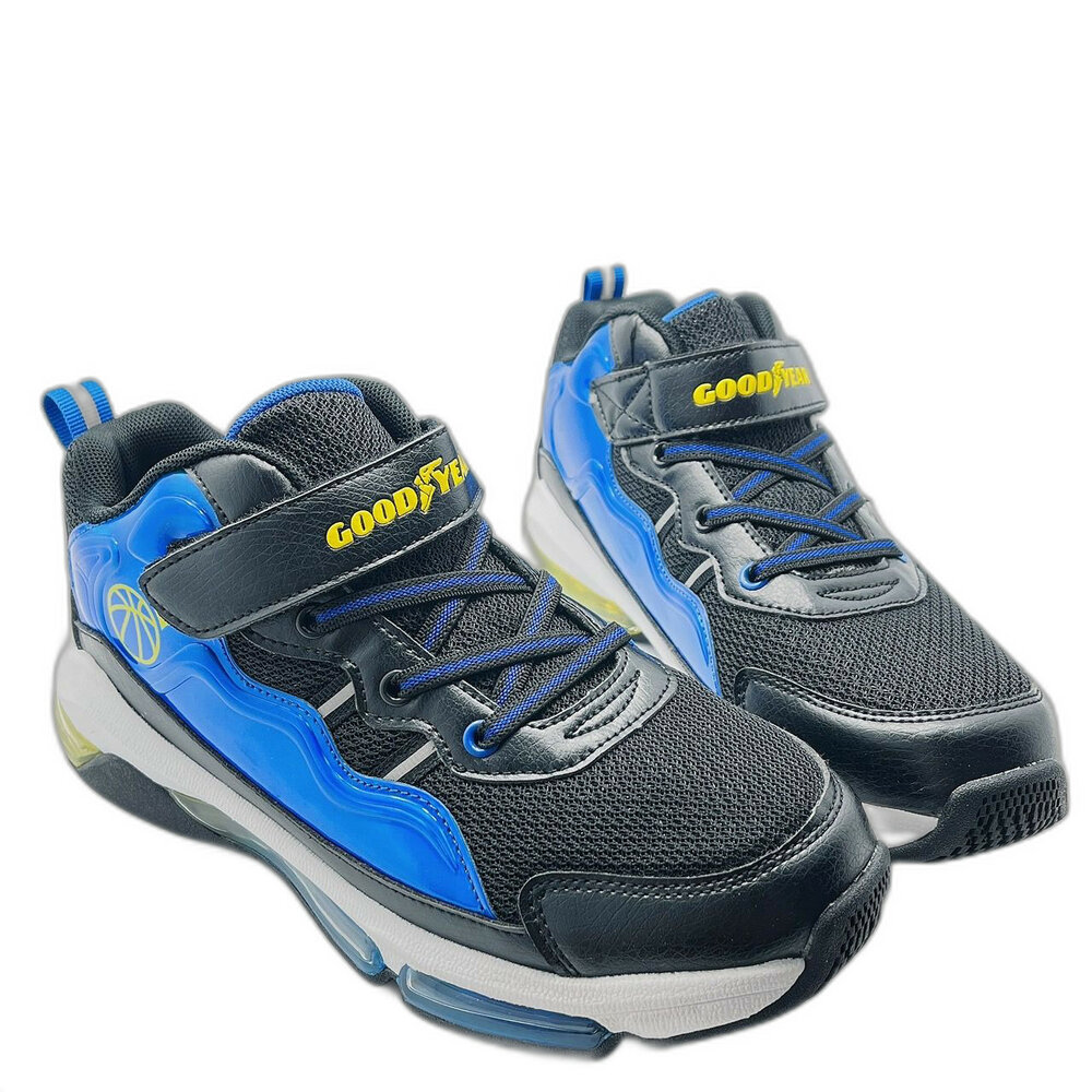 G028-GOODYEAR緩震運動鞋-黑藍