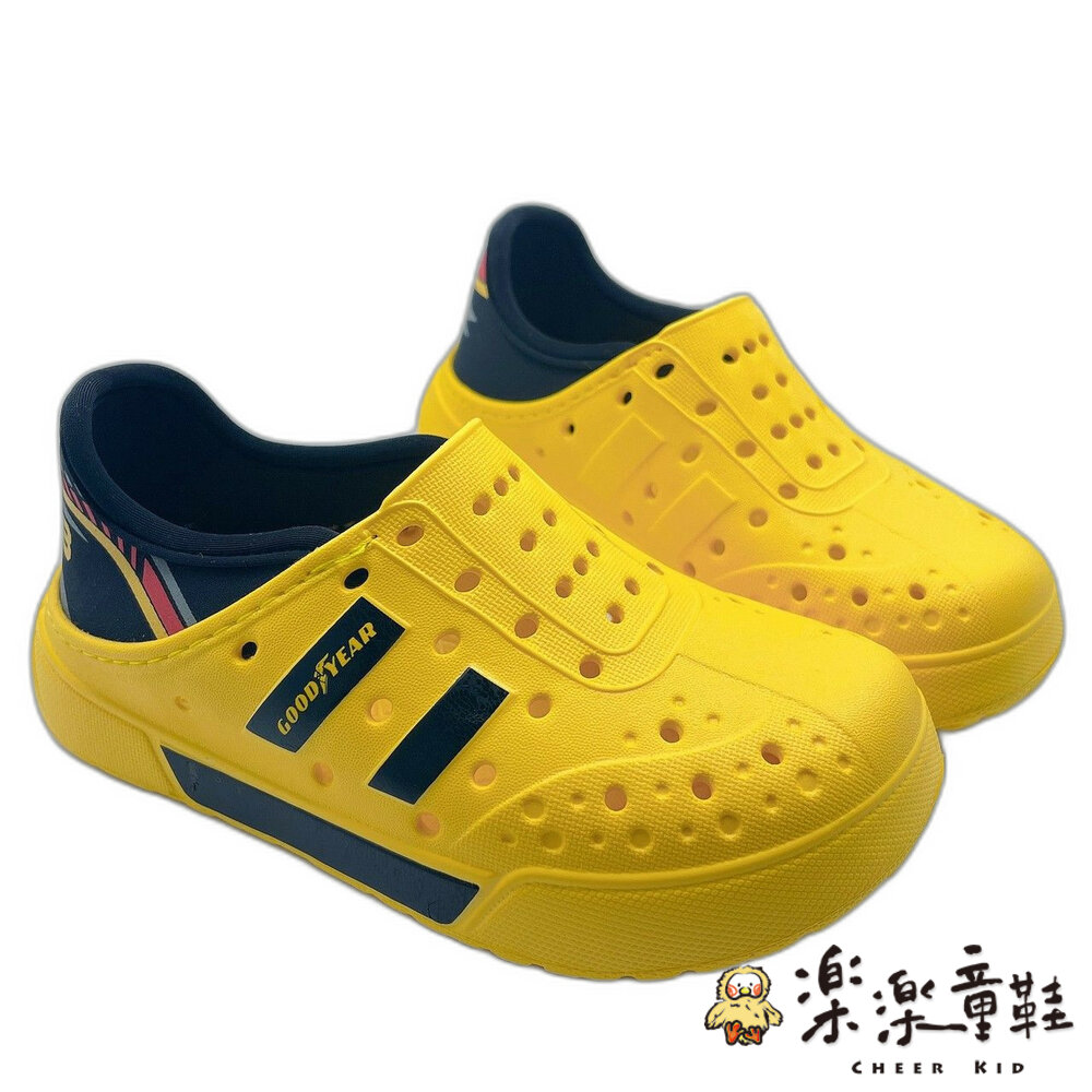 G036-2-台灣製GOODYEAR洞洞鞋-黃 共有四色可選