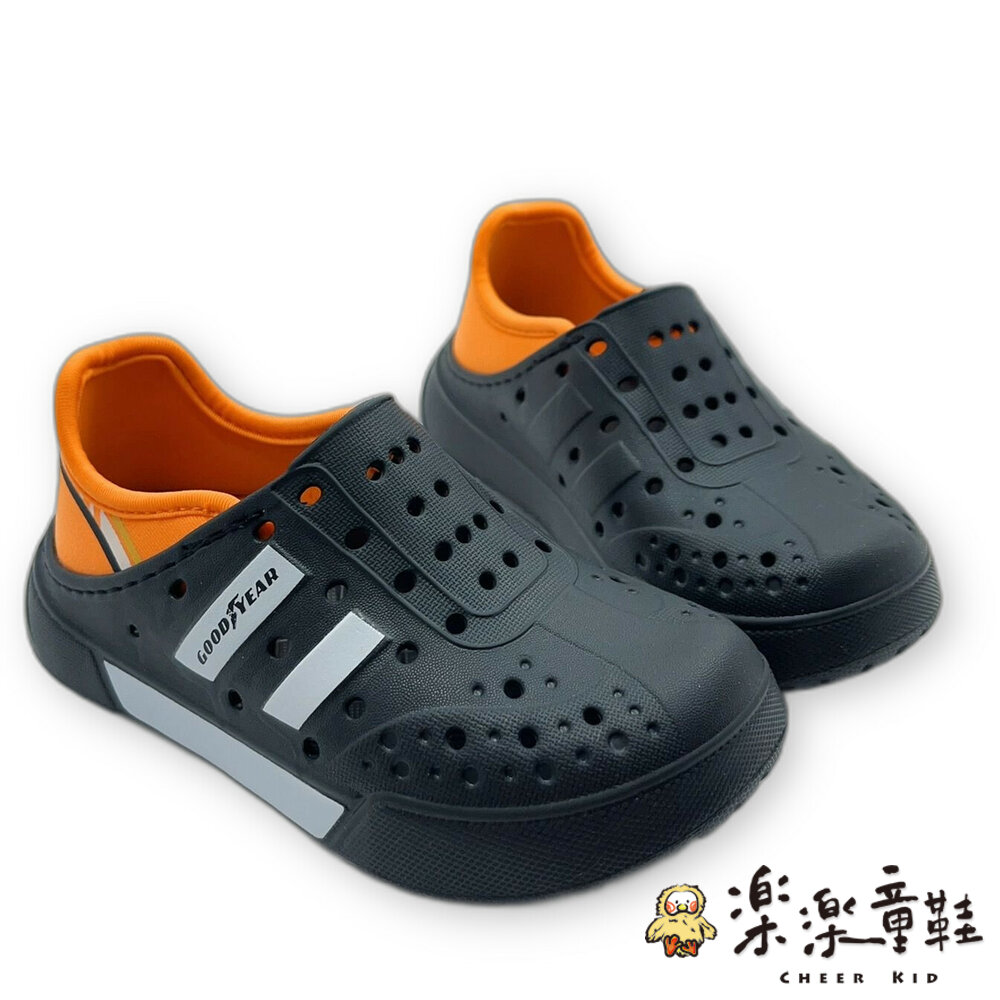 G036-台灣製GOODYEAR洞洞鞋-黑 共有四色可選