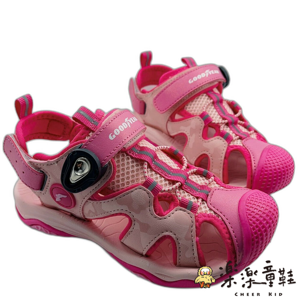 G043-1-固特異GOODYEAR護趾涼鞋-粉色 另有兩色可選