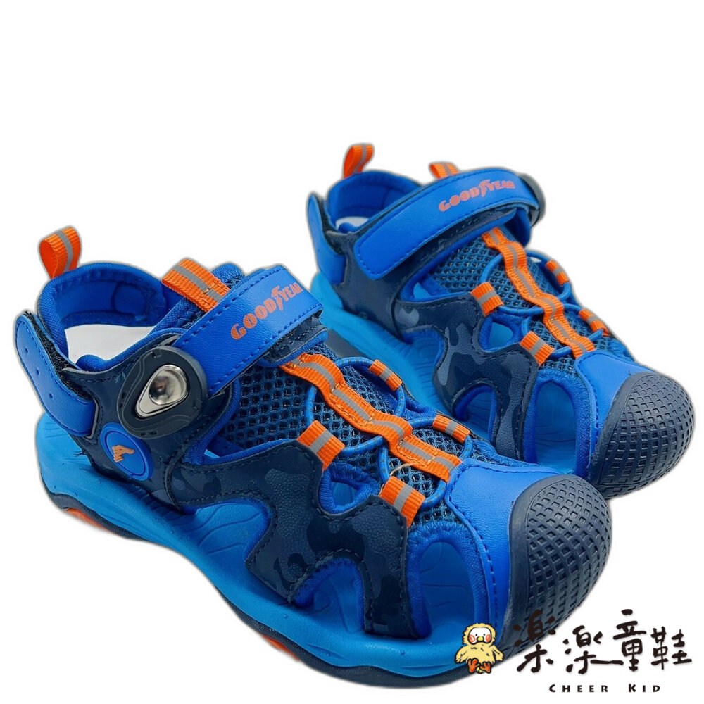G043-3-固特異GOODYEAR護趾涼鞋-藍色 另有兩色可選