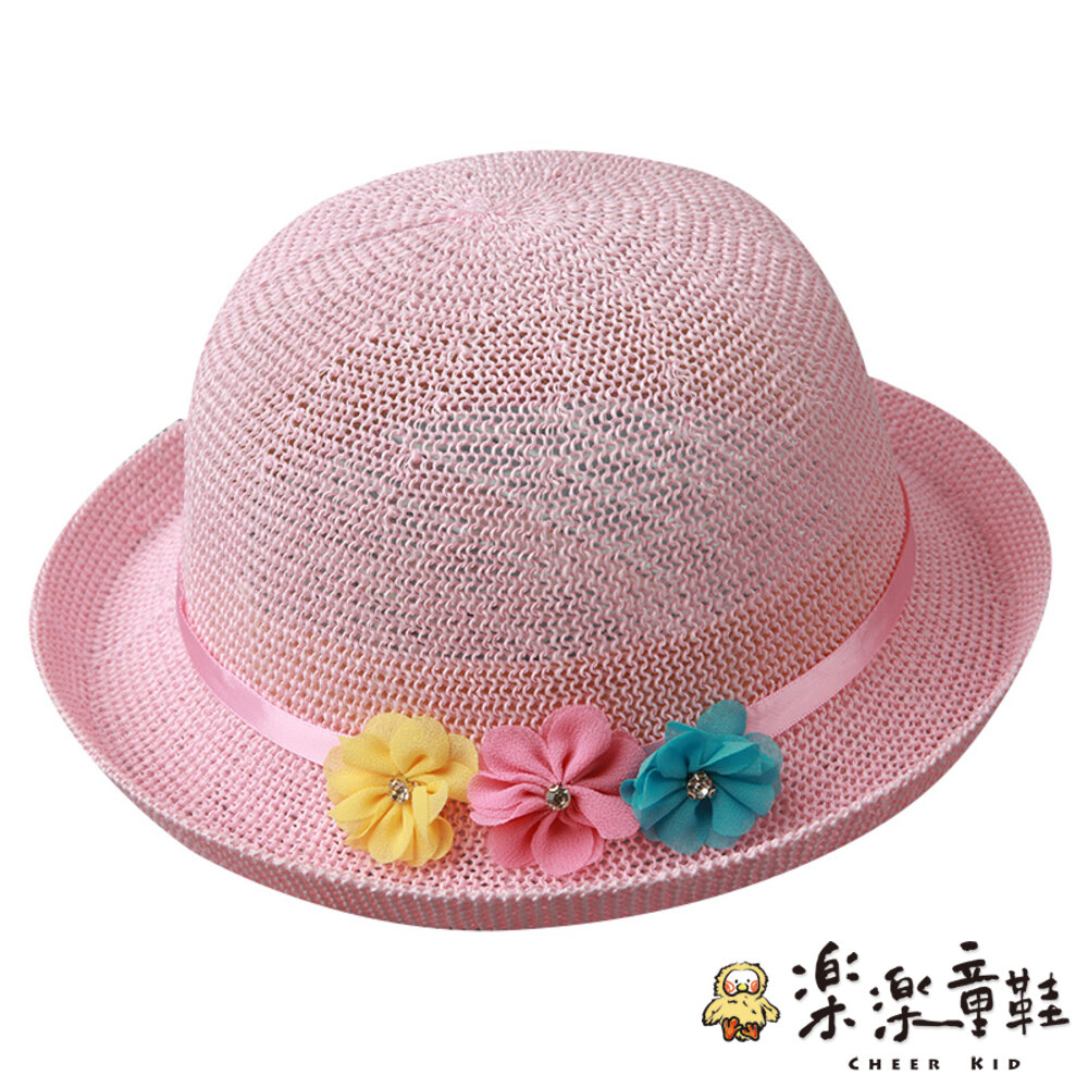 J201-韓版小花朵氣質草帽