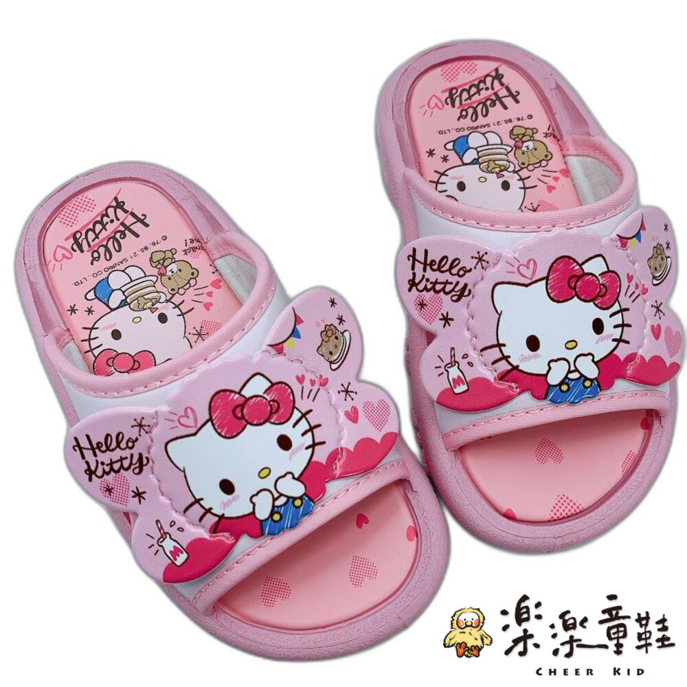 K009-2-台灣製Hello Kitty拖鞋-粉紅