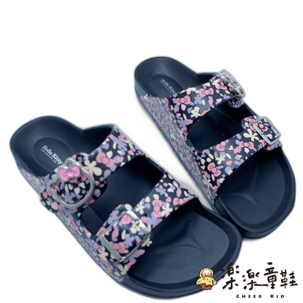 K015-2-【斷碼特價不退不換】台灣製Hello Kitty拖鞋-黑色