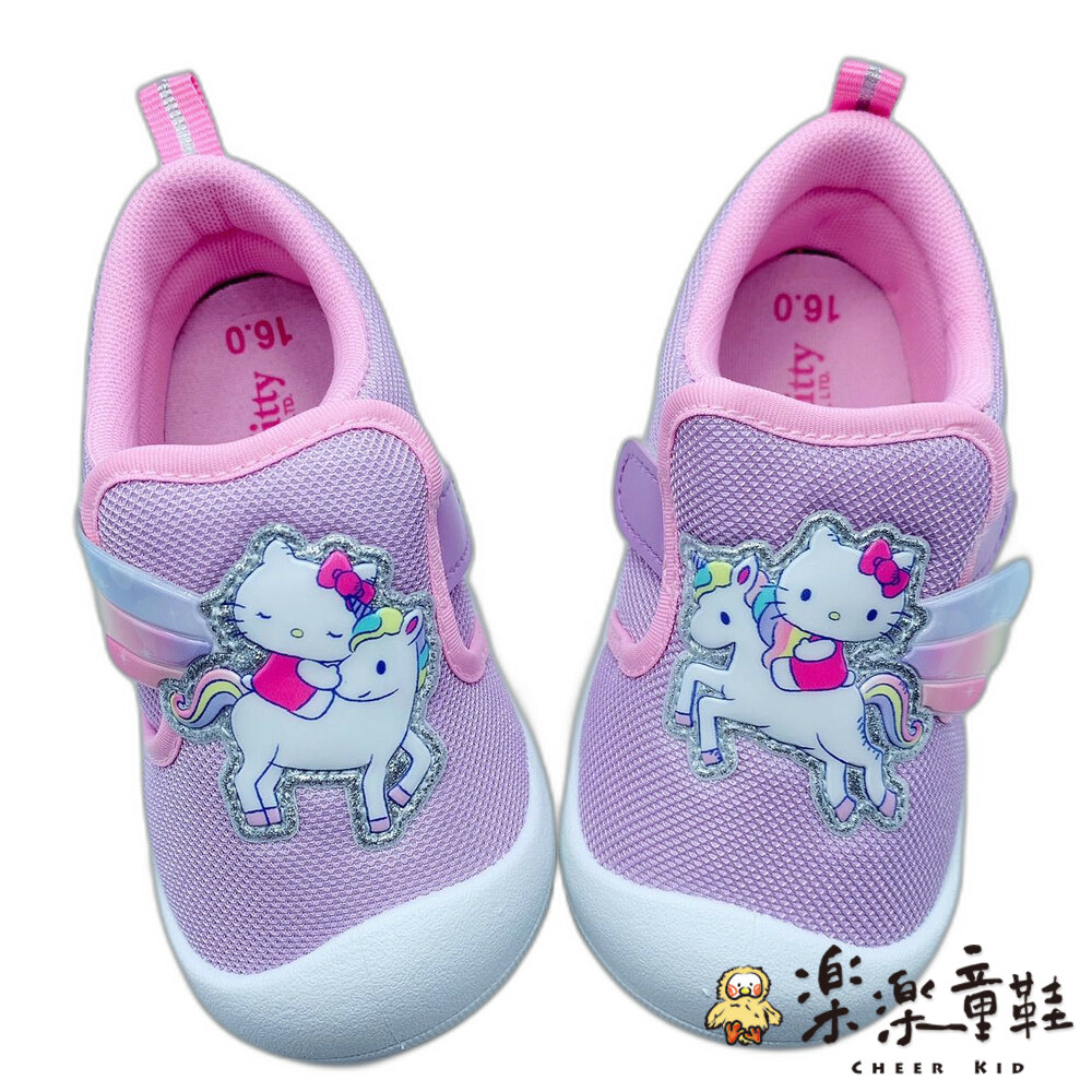 K017-2-【出清不退不換】台灣製Hello Kitty小童鞋-紫色