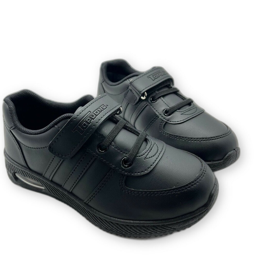 K024-1-台灣製氣墊運動休閒鞋-黑色