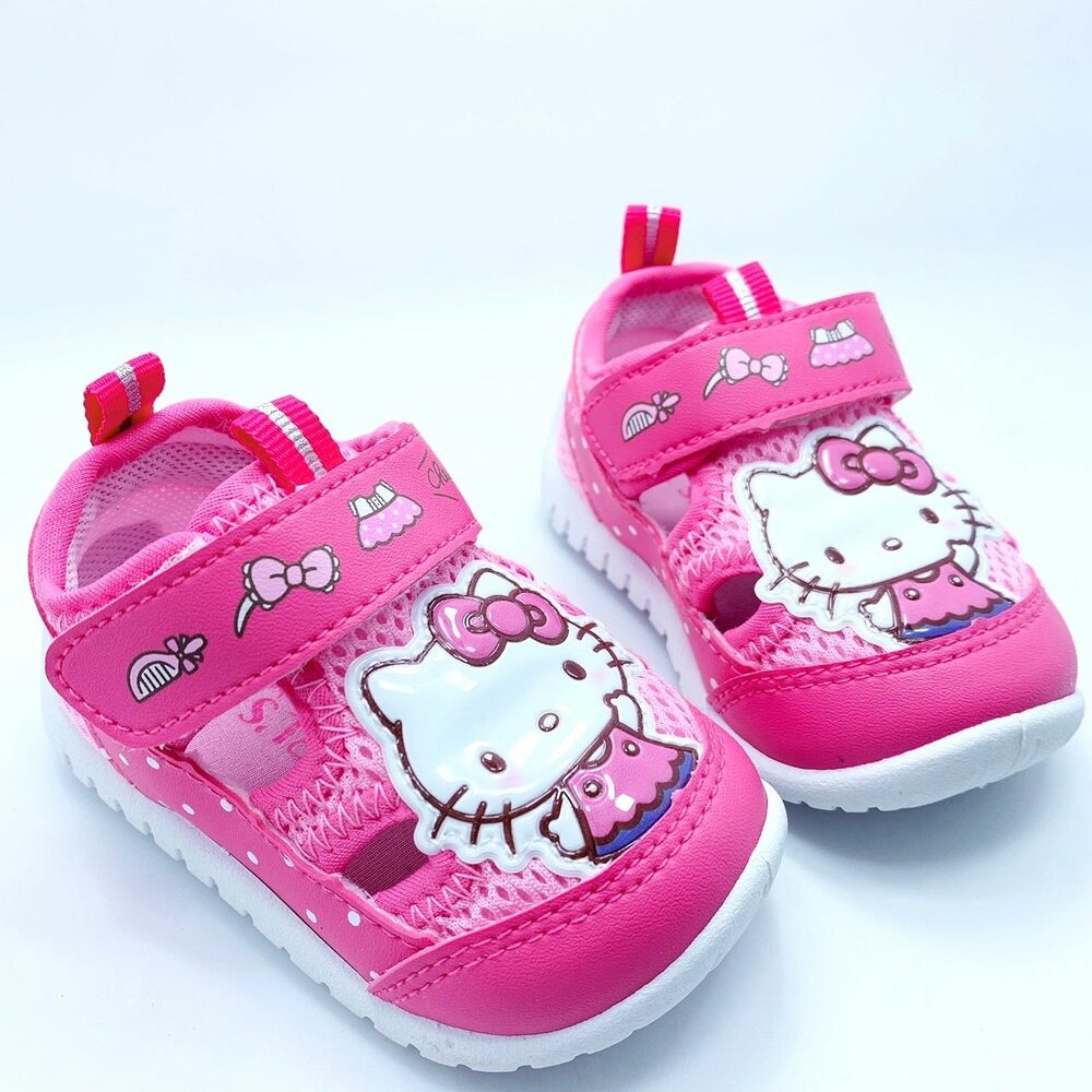 K031-台灣製三麗鷗護趾涼鞋-Hello Kitty