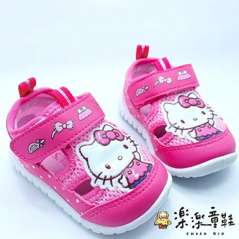 K031-台灣製三麗鷗護趾涼鞋-Hello Kitty