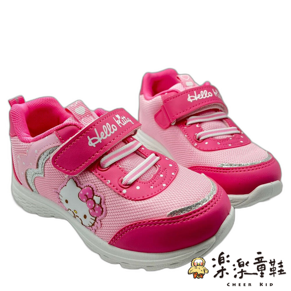 K033-1-台灣製Hello Kitty休閒鞋-桃粉